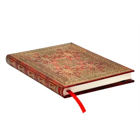 Jegyzetfüzet midi sima Paper Blanks keményfedeles gumis Shakespeare Library War of the Roses