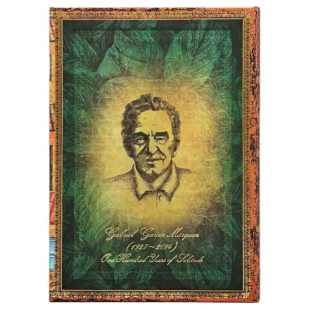 Jegyzetfüzet midi sima Paper Blanks keményfedeles mágneses Garcia Marquez, One Hundred Years of Solitude