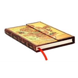 Jegyzetfüzet midi sima Paper Blanks keményfedeles mágneses Van Gogh, Sunflowers