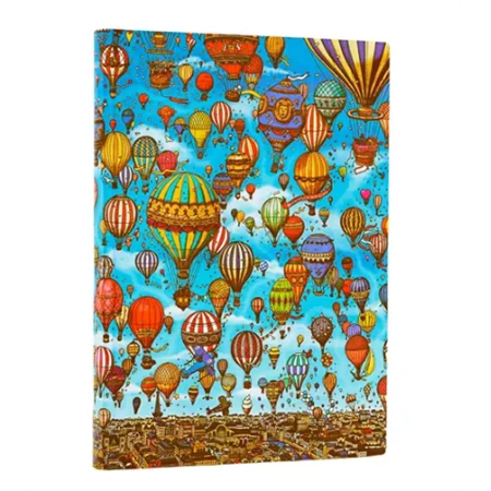 Jegyzetfüzet midi vonalas Paper Blanks flexis Balloon Festival