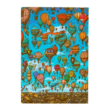 Jegyzetfüzet midi vonalas Paper Blanks flexis Balloon Festival