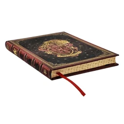 Jegyzetfüzet midi vonalas Paper Blanks keményfedeles gumis Harry Potter Gryffindor