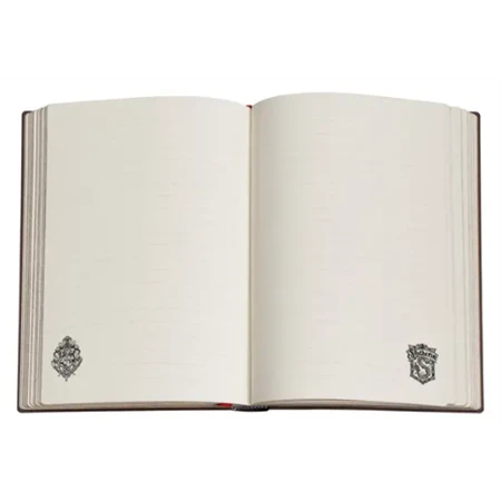 Jegyzetfüzet midi vonalas Paper Blanks keményfedeles gumis Harry Potter Slytherin Journal