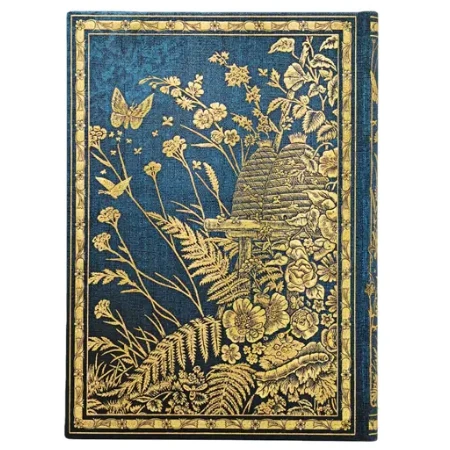 Jegyzetfüzet midi vonalas Paper Blanks keményfedeles gumis Les Papillons