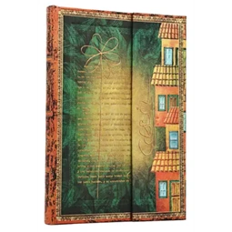 Jegyzetfüzet midi vonalas Paper Blanks keményfedeles mágneses Garcia Marquez, One Hundred Years of Solitude