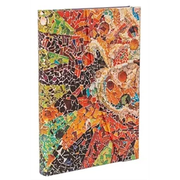 Jegyzetfüzet midi vonalas Paper Blanks keményfedeles mágneses Gaudis Sun