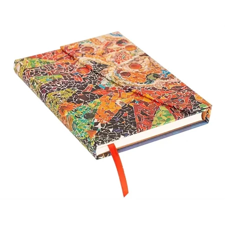 Jegyzetfüzet midi vonalas Paper Blanks keményfedeles mágneses Gaudis Sun
