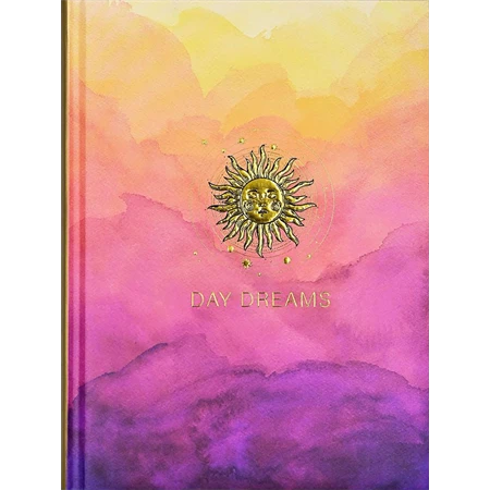 Jegyzetfüzet midi vonalas keményfedeles Day/Night Goldschnitt