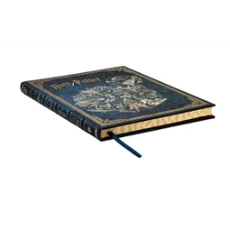 Jegyzetfüzet ultra sima Paper Blanks keményfedeles gumis Harry Potter Legends of Hogwarts
