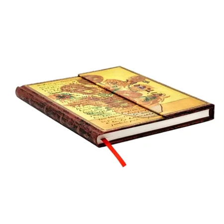 Jegyzetfüzet ultra vonalas Paper Blanks keményfedeles mágneses Van Gogh, Sunflowers