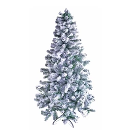 Karácsonyfa mű 210cm havas 631ággal (műfenyő)