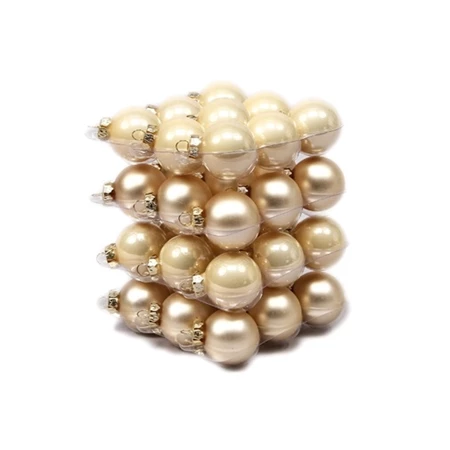 Karácsonyfadísz gömb 57mm 36db/csomag fényes/matt