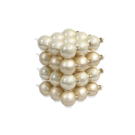 Karácsonyfadísz gömb 57mm 36db/csomag fényes/matt