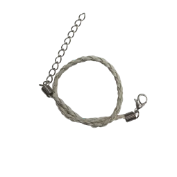 Karkötő alap, fonott bőr krém 20cm 1db