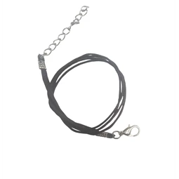 Karkötő alap, viaszolt pamut barna 20cm 1db