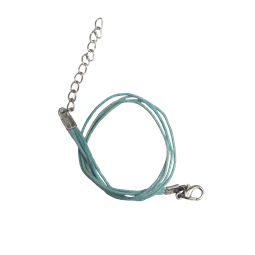 Karkötő alap, viaszolt pamut világoskék 20cm 1db