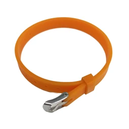 Karkötő gumi betűkhöz narancs 1db