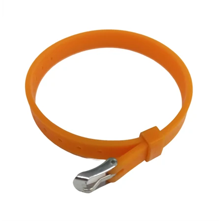 Karkötő gumi betűkhöz narancs 1db