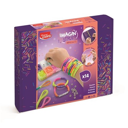 Karkötő készítő készlet  MAPED CREATIV Imagin Style  neon