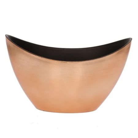 Kaspó Csónak alakú S műanyag, 20x9x11,5 cm, fényes bronz