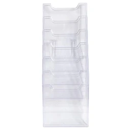 Katalógustartó, fali, A4, álló, 6 rekeszes, EXACOMPTA "Office", áttetsző