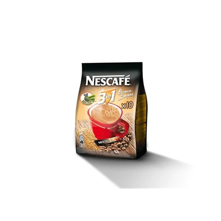Kávé instant stick, NESCAFÉ 3in1 barna cukorral, 10x17 g