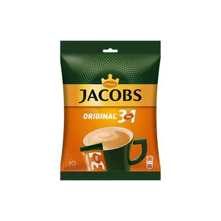 Kávé instant stick, JACOBS 3in1, 10x15,2 gr