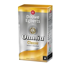 Kávé őrölt DOUWE EGBERTS Omnia Classic 250 gr. pörkölt, vákuumos csomagolásban