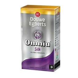 Kávé őrölt DOUWE EGBERTS Omnia Silk 250 gr. pörkölt vákuumos csomagolásban