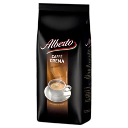 Kávé, pörkölt szemes, 1000 gr, ALBERTO Caffé Crema