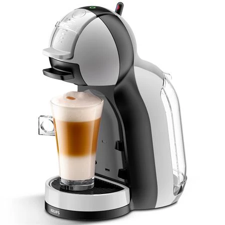 Kávéfőzőgép, kapszulás, KRUPS Dolce Gusto KP123B31 Mini Me, szürke-fehér