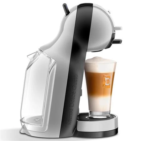 Kávéfőzőgép, kapszulás, KRUPS Dolce Gusto KP123B31 Mini Me, szürke-fehér