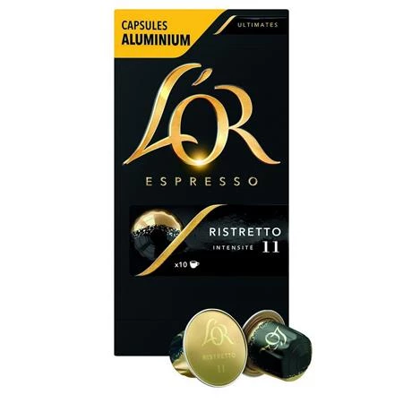 Kávékapszula Nespresso L`OR Ristretto 10 kapszula/doboz   JACOBS DOUWE EGBERTS