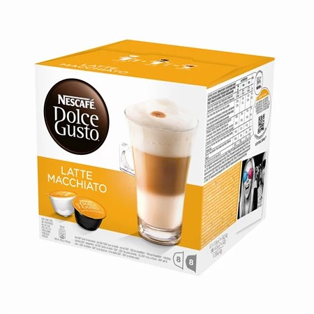 Kávékapszula 8x2 db,  NESCAFÉ Dolce Gusto Latte Macchiato