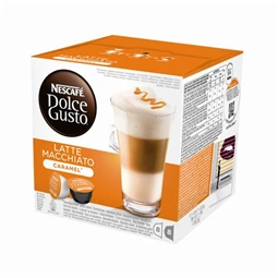 Kávékapszula 8x2 db NESCAFÉ Dolce Gusto Latte Macchiato, karamellás