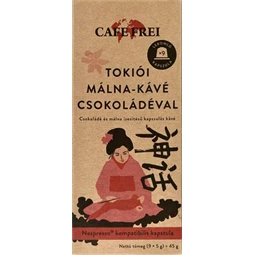 Kávékapszula CAFE FREI Nespresso Tokiói csokoládés-málna 9 kapszula/doboz