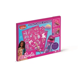 Képkarcoló matricás készlet, MAPED CREATIV Barbie Scratching