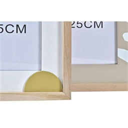 Képkeret MDF, üveg 30x2x35,5 cm barna, fehér 2 féle 1db, minta nem választható