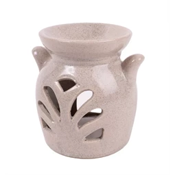 Kerámia aromalámpa, áttört, füllel latte