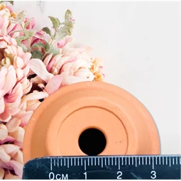 Kerámia virágcserép  4cm terra agyag