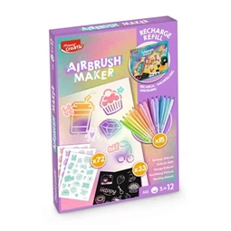 Készségfejlesztő Kreatív festékszóró utántöltő, MAPED CREATIV Airbrush Maker, pasztel színek