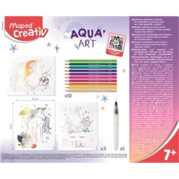 Készségfejlesztő MAPED Akvarell festőkészlet, MAPED CREATIV Aqua Art, unikornis