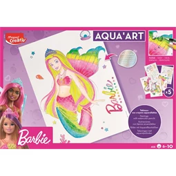 Készségfejlesztő MAPED Akvarell festőkészlet, MAPED CREATIV Aqua Art - Barbie