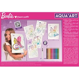 Készségfejlesztő MAPED Akvarell festőkészlet, MAPED CREATIV Aqua Art - Barbie