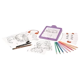 Készségfejlesztő MAPED CREATIV Avatar Tablet Manga rajzkészlet, Hogy néznél ki képregényhősként rajzold le.