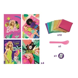 Készségfejlesztő MAPED Fóliás képkészítő készlet, MAPED CREATIV Barbie Foil Art