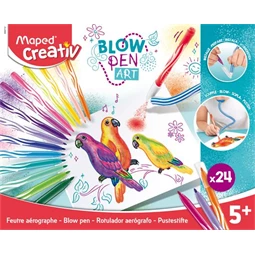 Készségfejlesztő MAPED Fújós filctoll készlet MAPED CREATIV Blow pen Basic