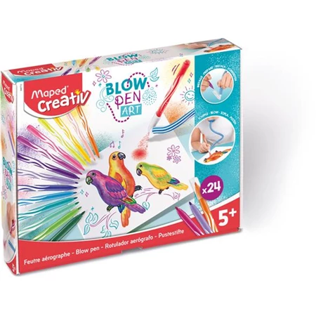 Készségfejlesztő MAPED Fújós filctoll készlet MAPED CREATIV Blow pen Basic