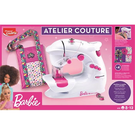 Készségfejlesztő MAPED Játék varrógép készlet, MAPED CREATIV Atelier Couture Barbie