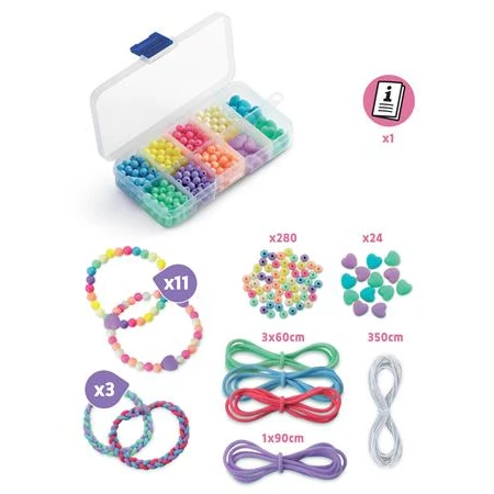 Készségfejlesztő MAPED Karkötő készítő, buborék gyöngyök, MAPED CREATIV Imagin Style Bubble